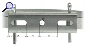 DRŽÁK NA SLOUP BRU-2