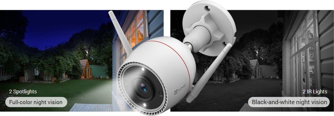 Ezviz H3C 2K - Venkovní Wi-Fi kamera, 3MP, 4mm