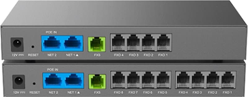 Grandstream HT881 FXO brána, 8xFXO, 1xFXS