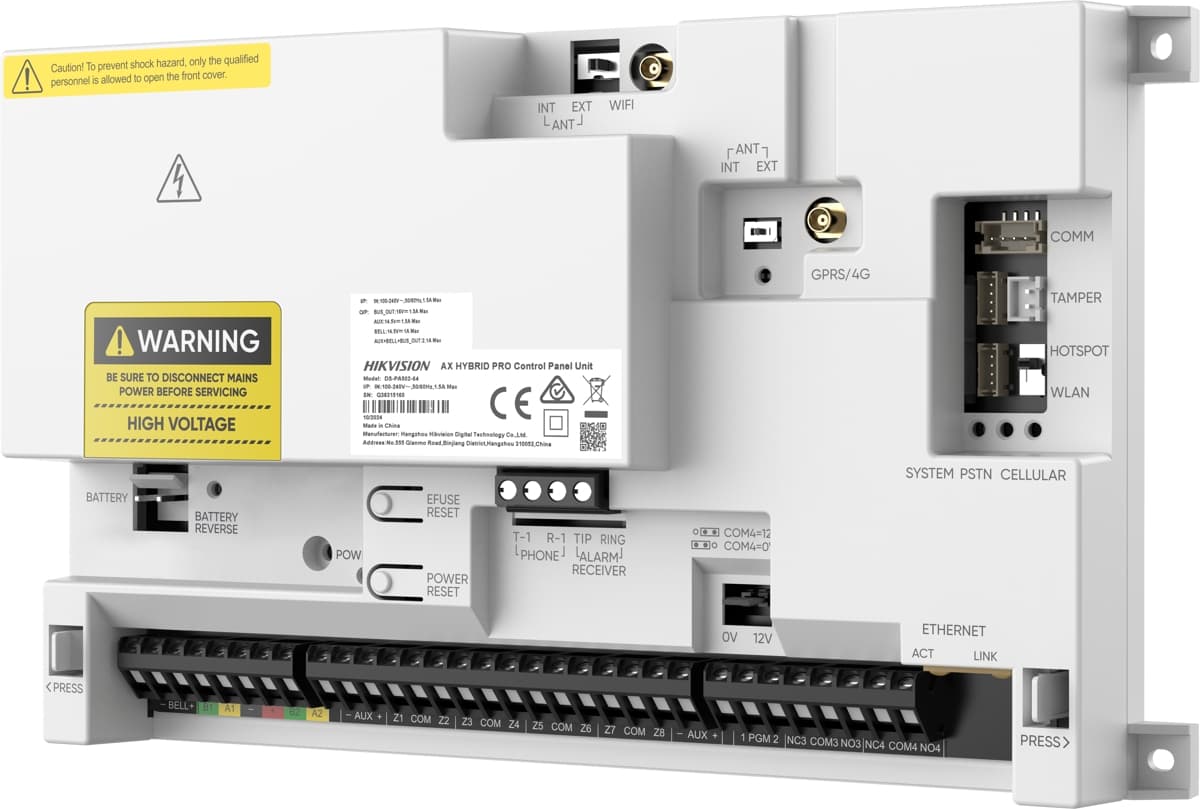 Hikvision AX HYBRID PRO Ústředna - 96 Zón
