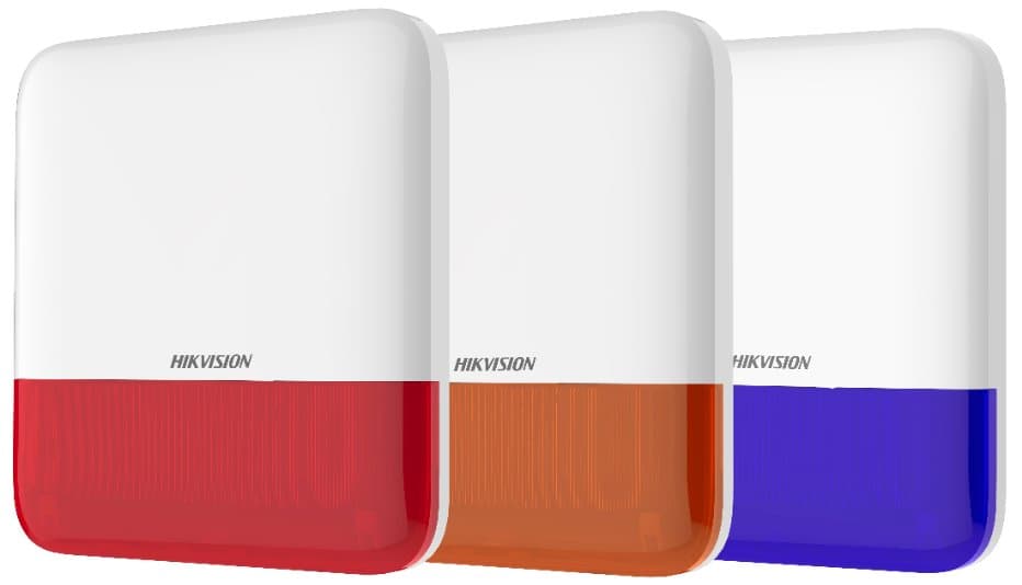 Hikvision AX PRO Bezdrátová venkovní siréna, červená