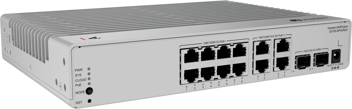 Huawei S310S-8P4UN2X 2.5G Cloud PoE Switch