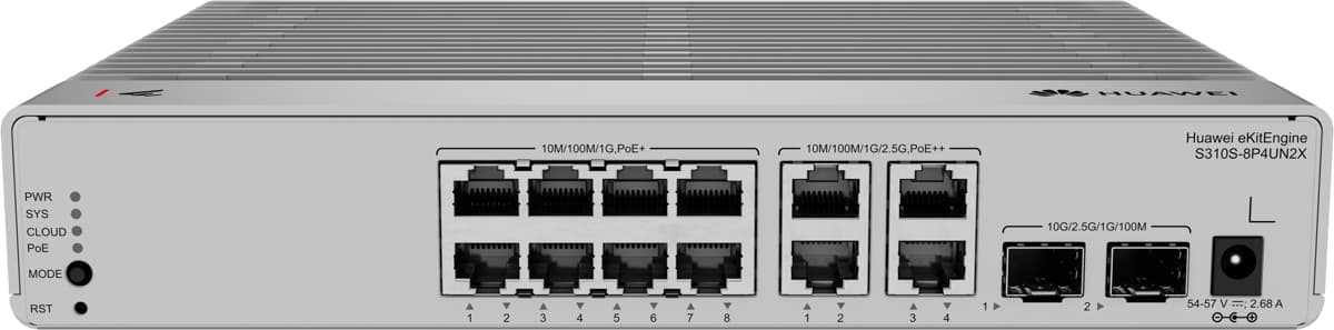 Huawei S310S-8P4UN2X 2.5G Cloud PoE Switch
