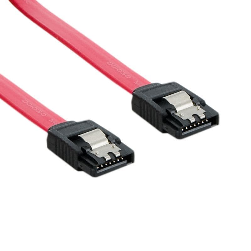 Kabel SATA 3.0 datový 6Gb/s, krátký 20cm se zámečkem