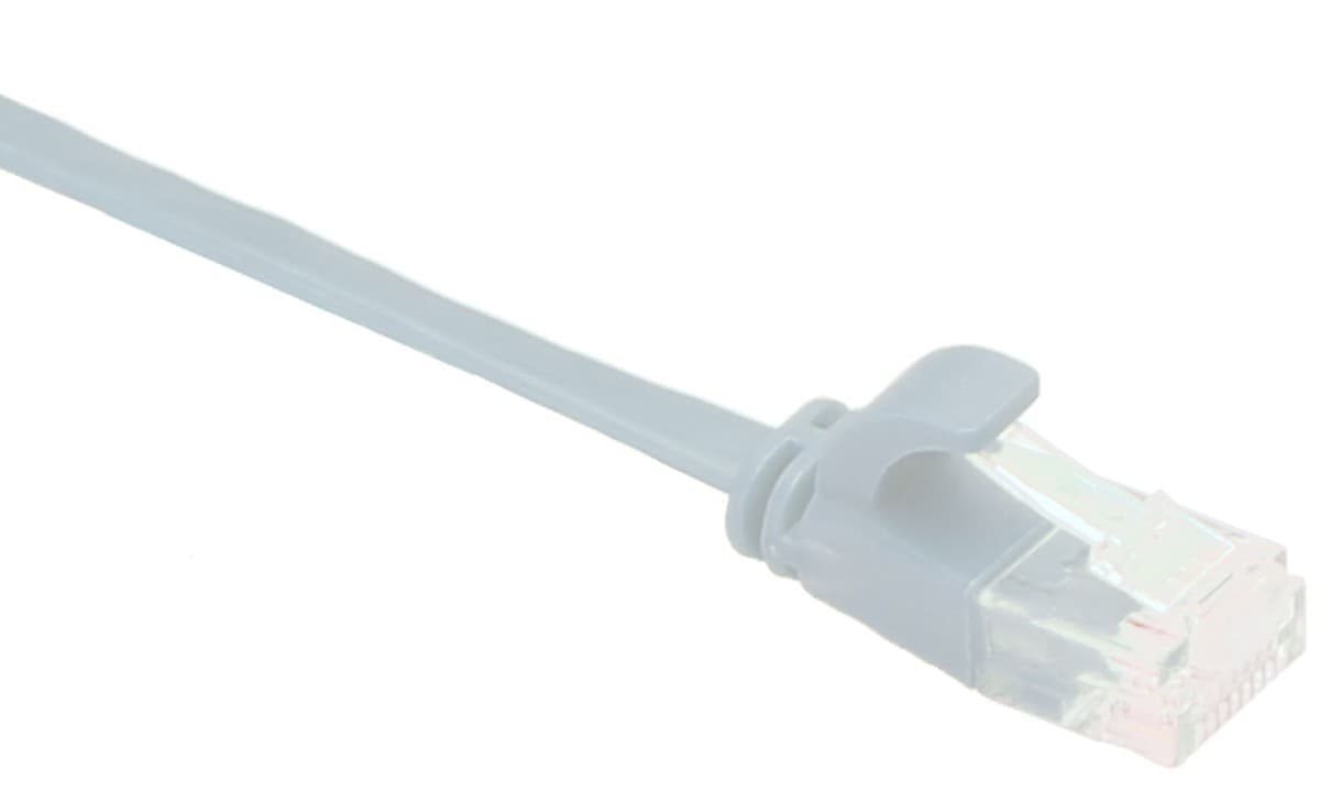 Masterlan comfort patch kabel UTP, flat, Cat6, 2m, šedý