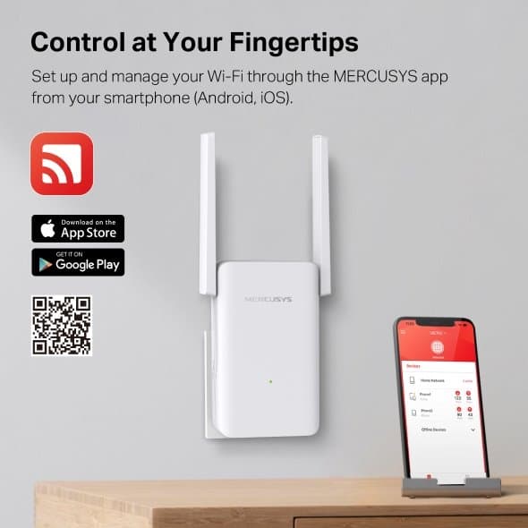 MERCUSYS ME70X AX1800 Wi-Fi 6 Range Extender