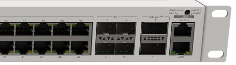 MikroTik Cloud Router Switch CRS354-48G-4S+2Q+RM
