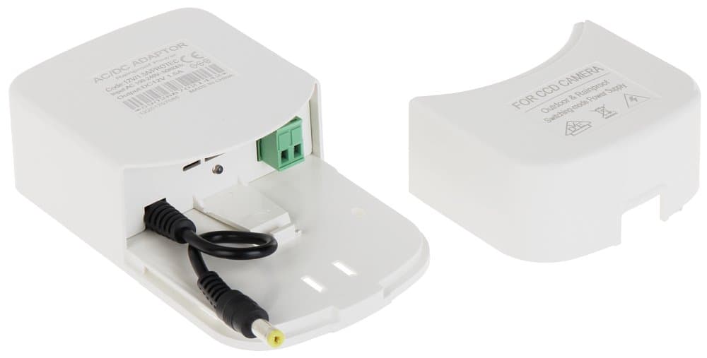Napájecí adaptér venkovní na stěnu 12V, 1.5A