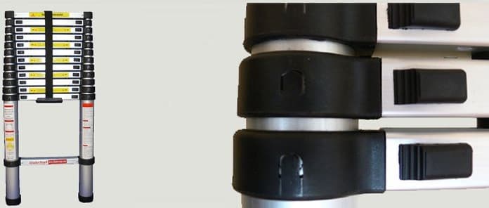 Teleskopický žebřík G21 GA-TZ12-3,8M štafle/žebřík