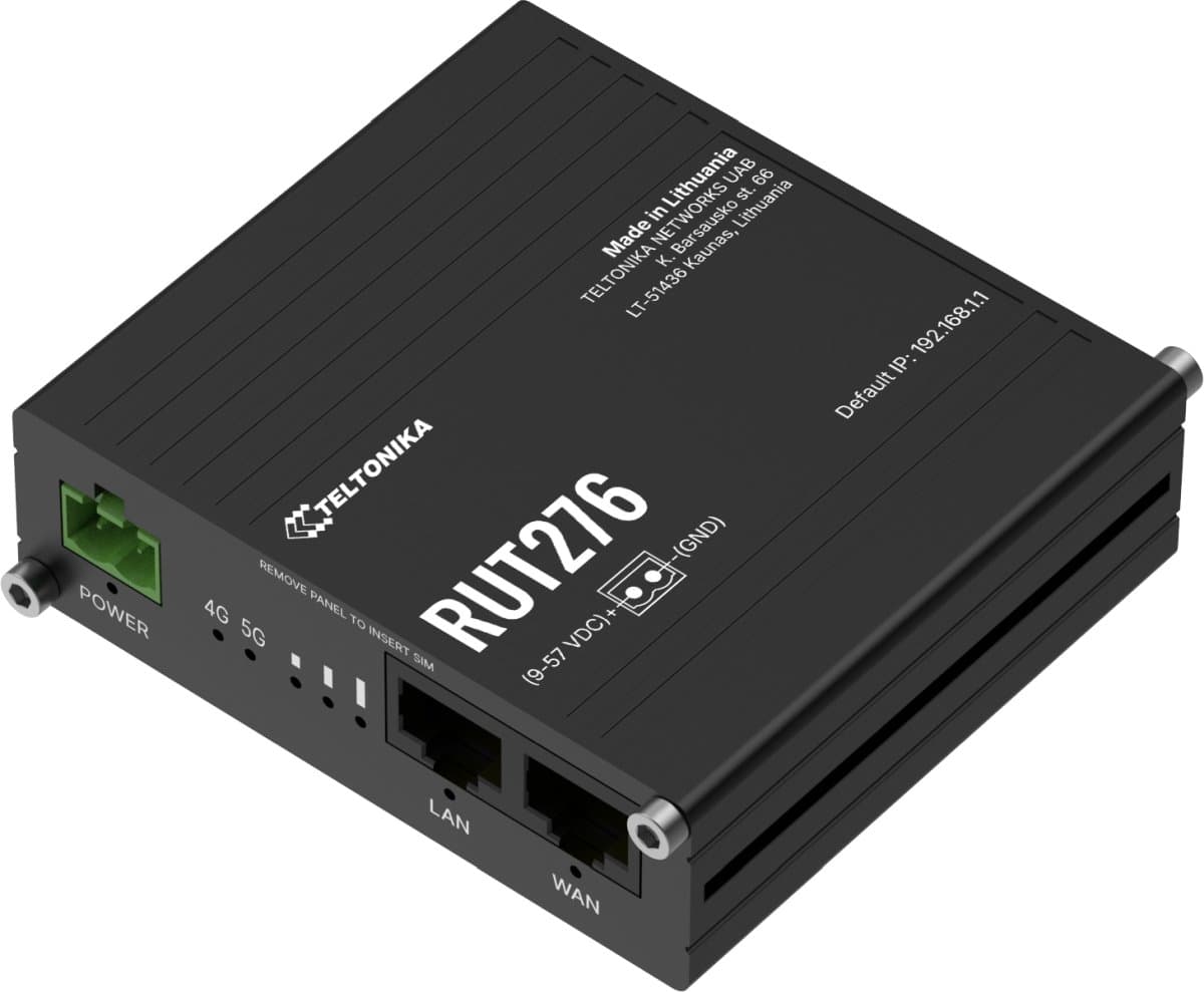 Teltonika RUT276 RedCAP kompaktní 5G router