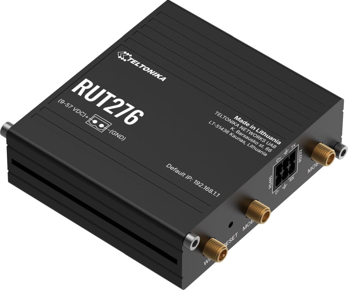 Teltonika RUT276 RedCAP kompaktní 5G router