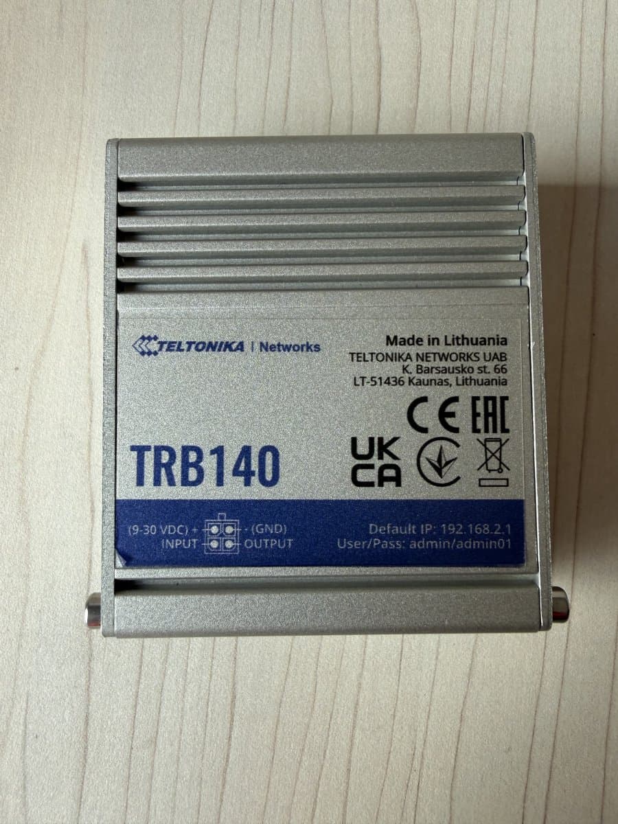 Teltonika TRB140 4G/LTE Ethernet IoT Gateway - Bazar