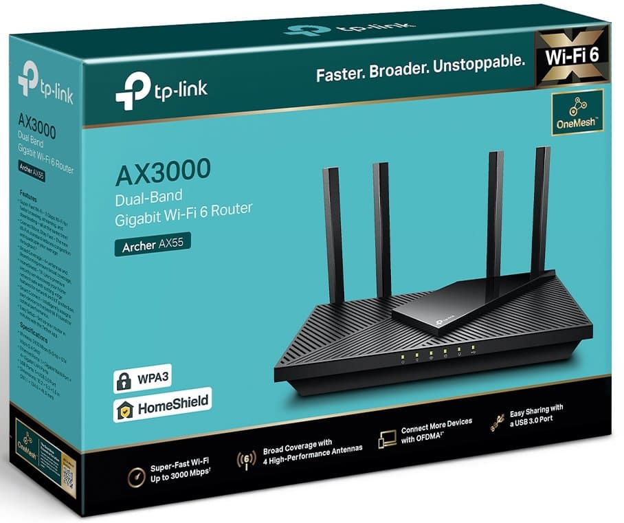 TP-Link Archer AX55 Wi-Fi 6 Router