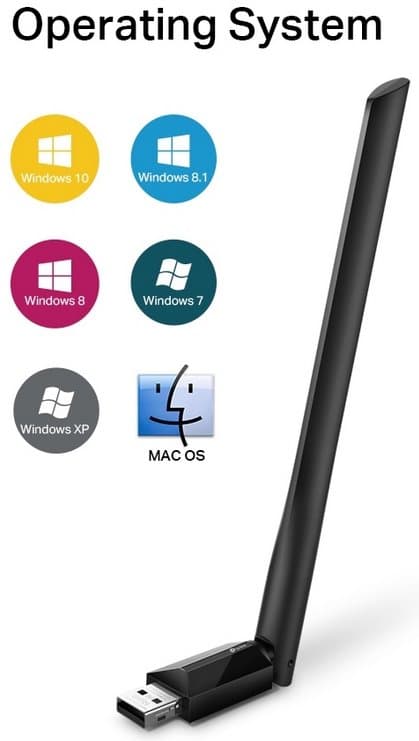 TP-Link Archer T2U Plus Bezdrátový USB adaptér