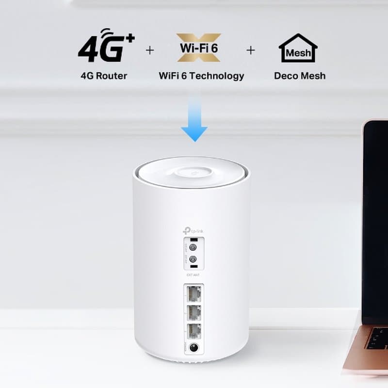 TP-Link Deco X10-4G(1-pack), Mesh WiFi 6 Gateway