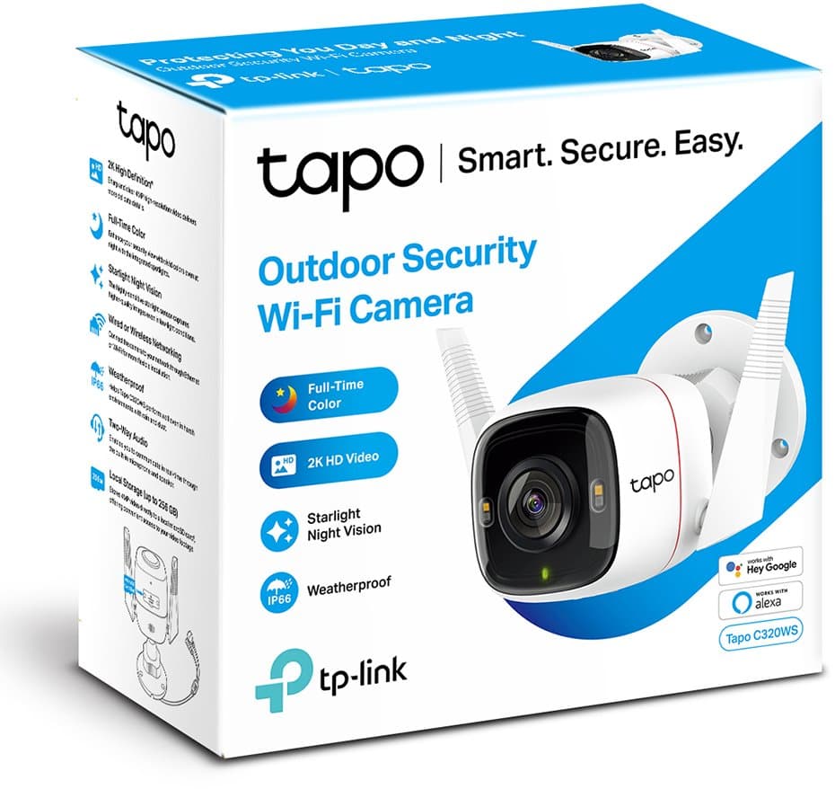 TP-Link Tapo C320WS - Venkovní WiFi kamera, 4MP, 3.18mm