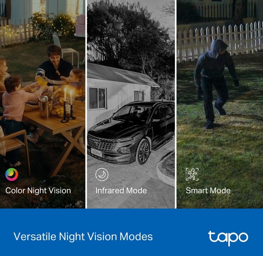 TP Link Tapo C545D, 3MP bezpečnostní WiFi kamera