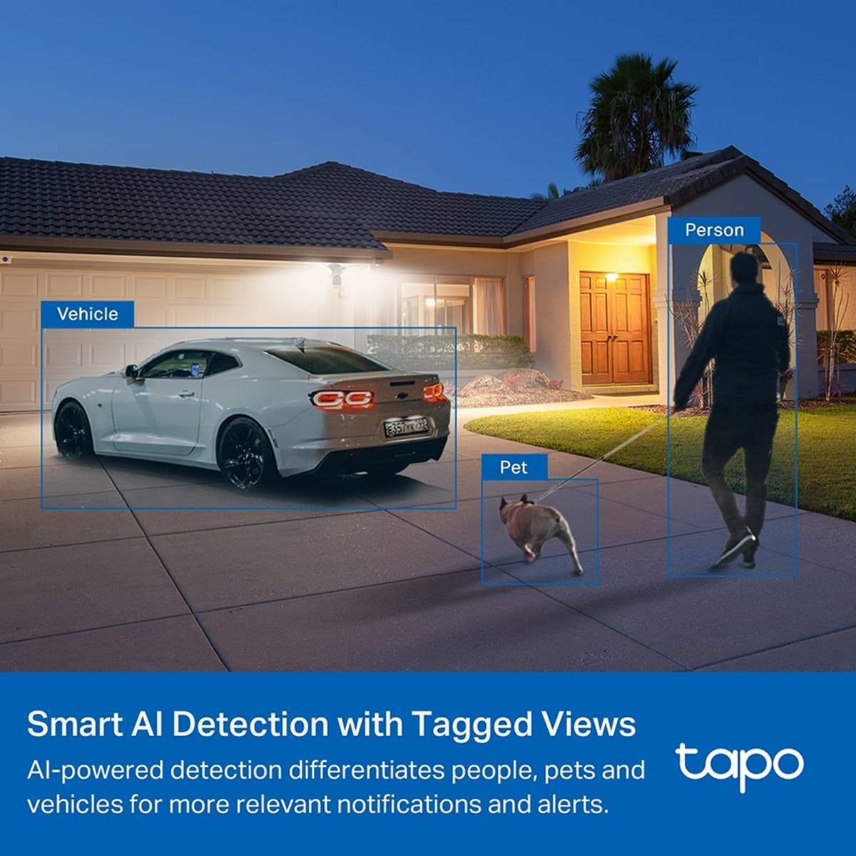 TP-Link Tapo C720 - Chytrá reflektorová kamera, 4MP