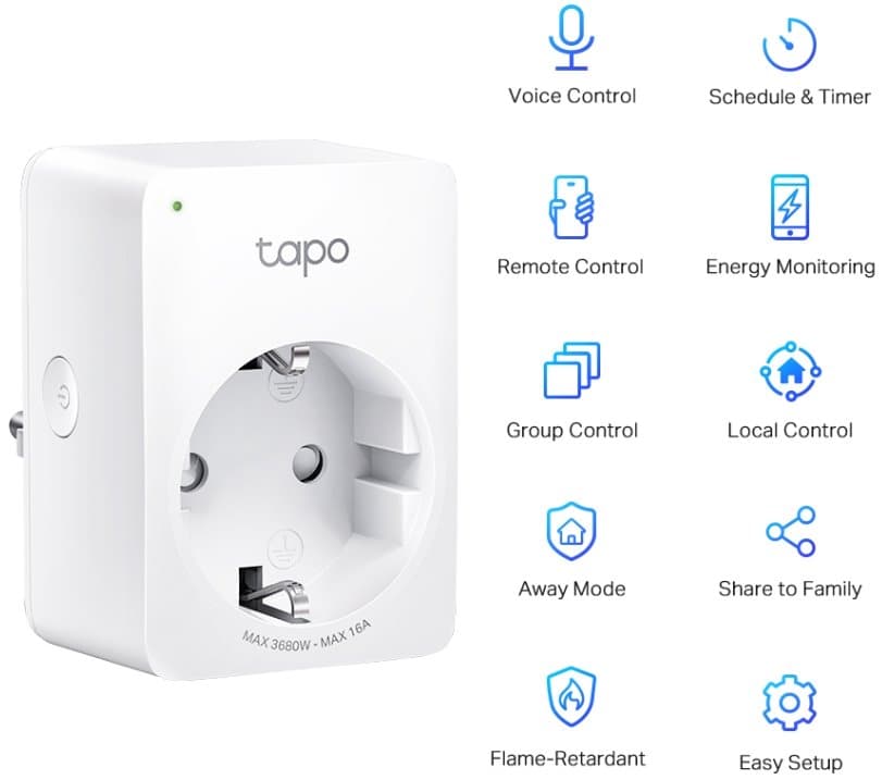 TP-Link Tapo P110(EU) Chytrá zásuvka