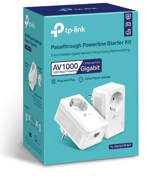 TP-Link TL-PA7017PKIT Powerline Starter Kit