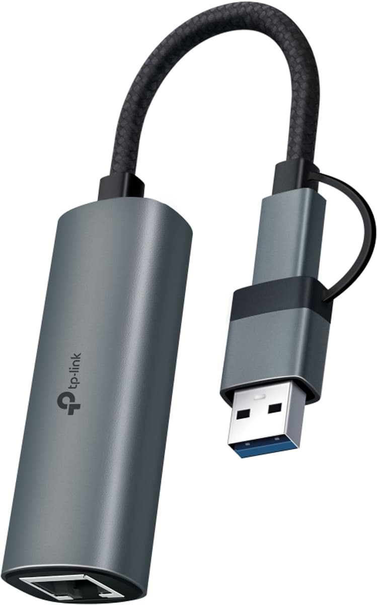 TP-Link UE310C, USB-A/C Síťový adaptér, 2.5G
