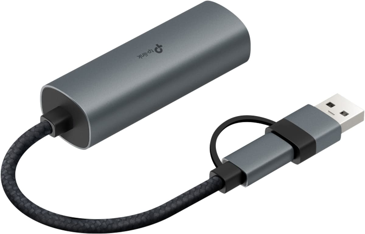 TP-Link UE310C, USB-A/C Síťový adaptér, 2.5G