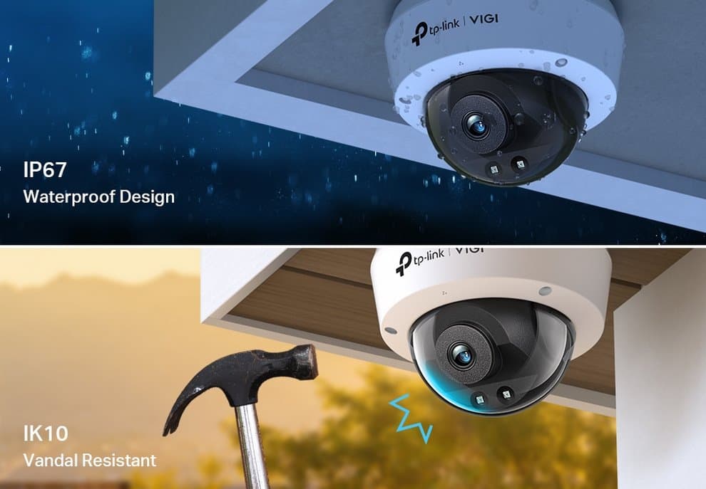 TP-Link VIGI C230I(4mm) Dome kamera, 3MP, 4mm