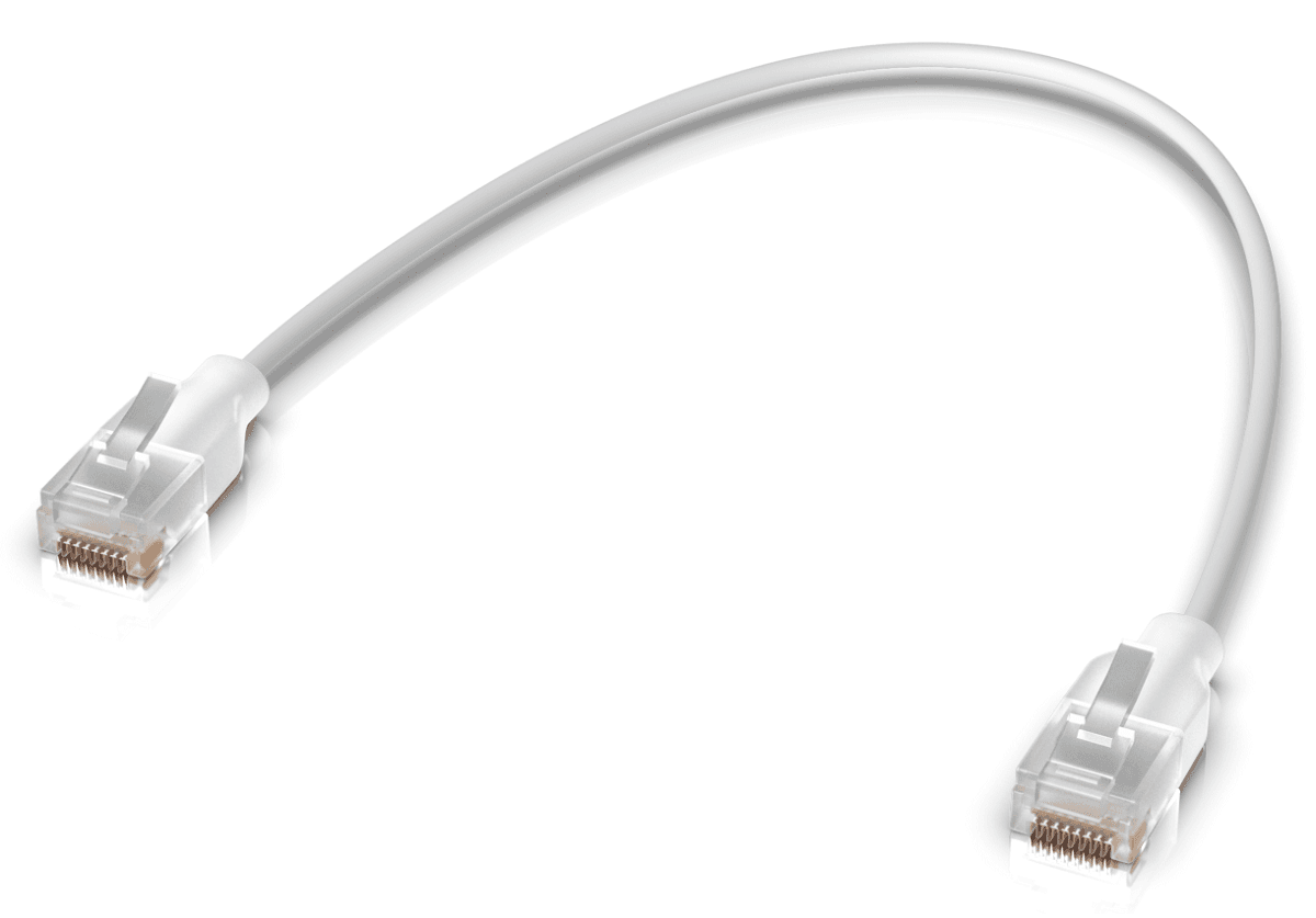 Ubiquiti UniFi Etherlighting Patch kabel 1m, bílý