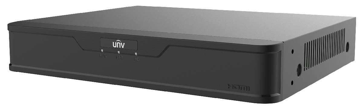 UNV NVR NVR301-08B-IQ, 8 kanálů, 1x HDD, AI, easy