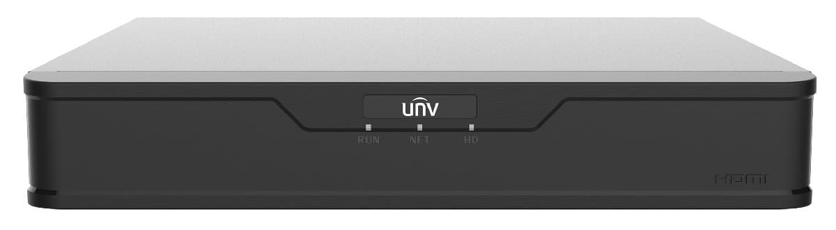 UNV NVR NVR301-08B-IQ, 8 kanálů, 1x HDD, AI, easy