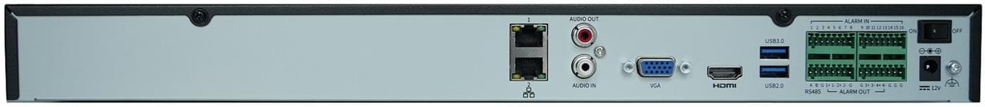 UNV NVR NVR504-16B, 16 kanálů, 4x HDD, Prime