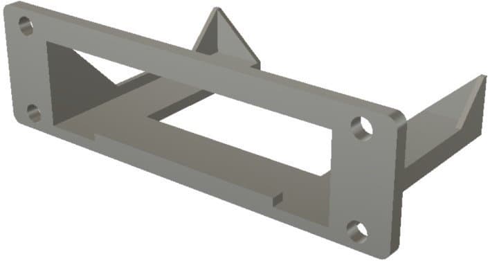 D-MT750 Držák do racku pro MikroTik zařízení RB750Gr3, RB750r2, RB750UPr2 a RB760iGS, šedý