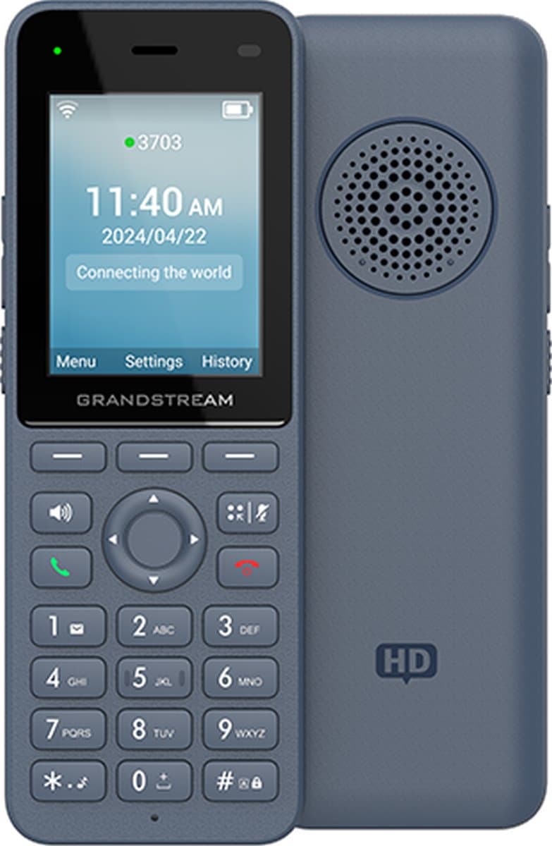 Grandstream WP826 SIP WiFi 6 telefon, 3x SIP účet, Bluetooth a USB C