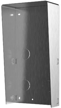 Hikvision DS-KABD8003-RS2/S - kryt proti dešti a slunci pro 2-modulový interkom, nerez