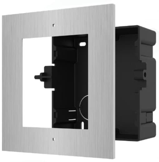 Hikvision DS-KD-ACF1/S - 1x rámeček pro zápustnou instalaci IP dveřního interkomu, nerez