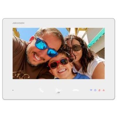 Hikvision DS-KH7300EY-WTE2/White - 2-žilový 7" IP dotykový monitor, WiFi, bílý