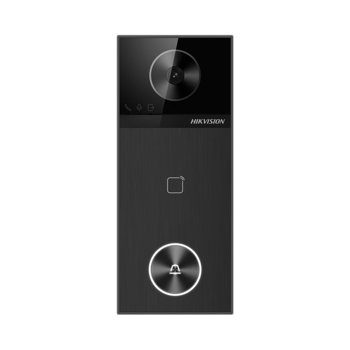 Hikvision DS-KV6114-WB - IP dveřní interkom, 1 tlačítko, 4MP, čtečka, Wi-Fi
