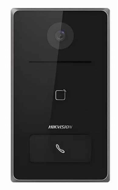 Hikvision DS-KV6133-WME1(O-STD) - IP dveřní interkom, 1 tlačítko, 2MP, čtečka, WiFi