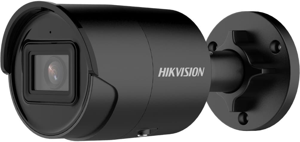 Hikvision IP bullet kamera DS-2CD2046G2-IU(2.8mm)(C)(BLACK), 4MP, 2.8mm, mikrofon, AcuSense, Černá
