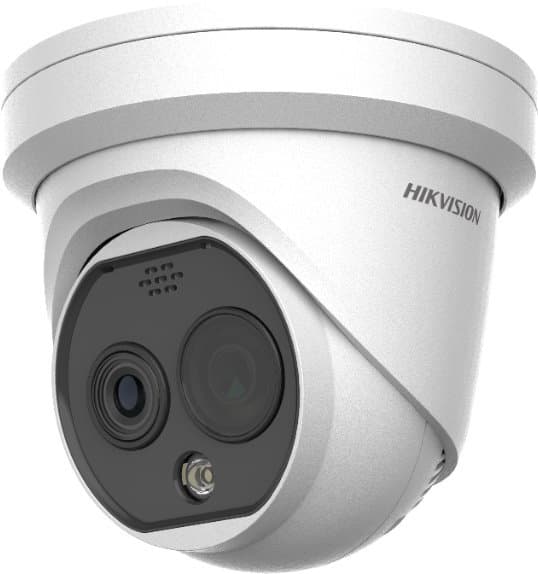 Hikvision IP termo-optická turret kamera DS-2TD1228T-2/QA(B), 256x192 termo, 4MP optický, 2.1mm