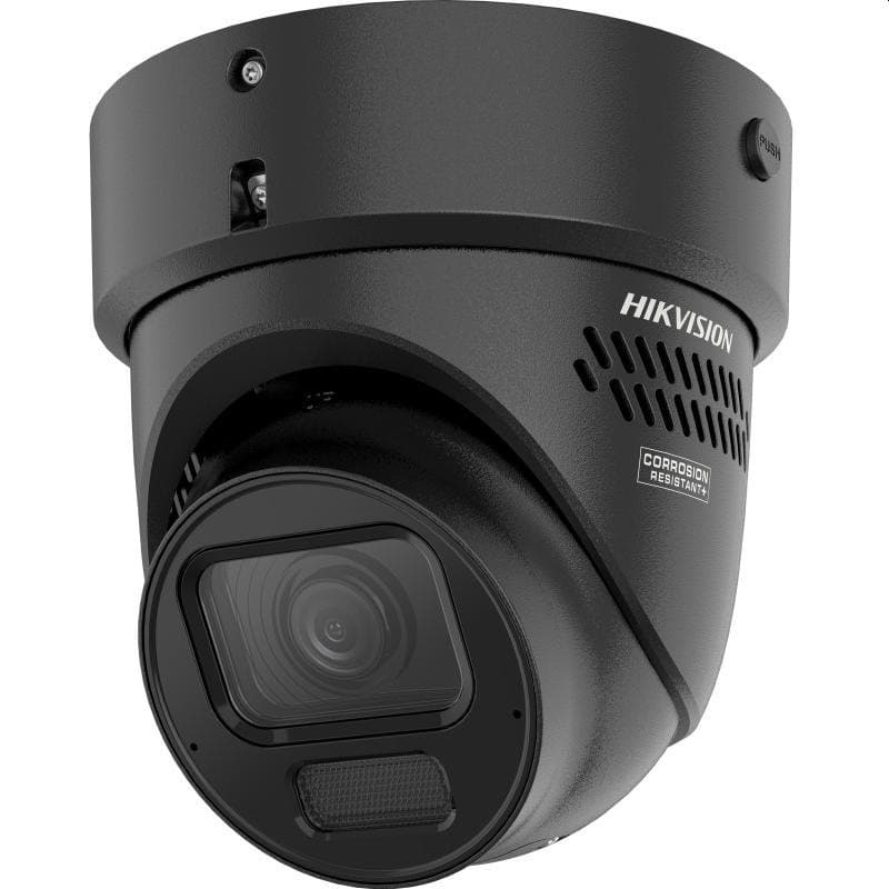 Hikvision IP turret hybrid kamera DS-2CD2H87G3-LIZS2UY/SL(2.8-12mm)OSTDBLK, 8MP, 2.8-12mm, ColorVu, audio, alarm, černá