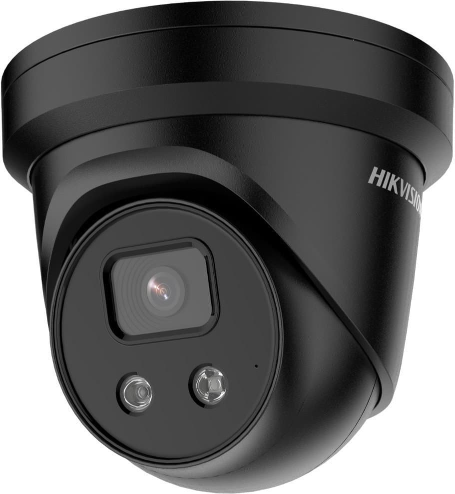 Hikvision IP turret kamera DS-2CD2346G2-ISU/SL(BLACK)(2.8mm)(C), 4MP, 2.8mm, audio, černá, AcuSense