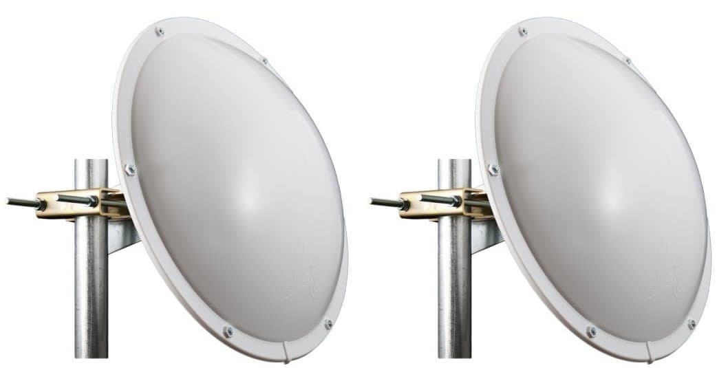 Jirous JRC-24 MIMO, parabolická dvoupolarizační anténa 24dBi (2pack) Nfemale