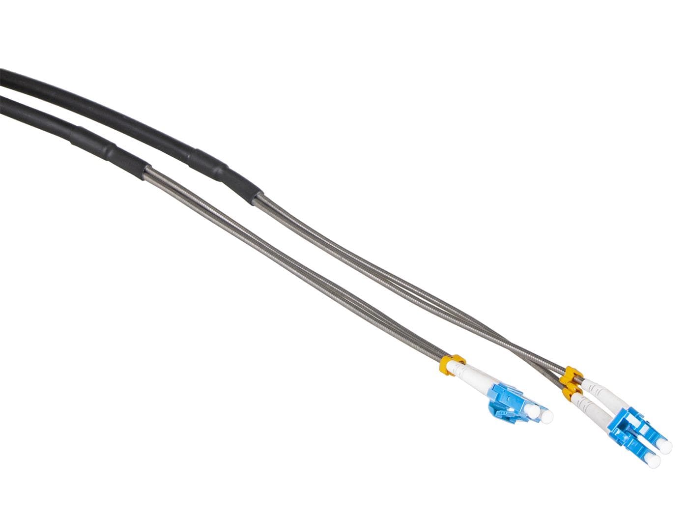 Masterlan AE optický venkovní patch cord, LCupc/LCupc, Duplex, Singlemode 9/125, 30m