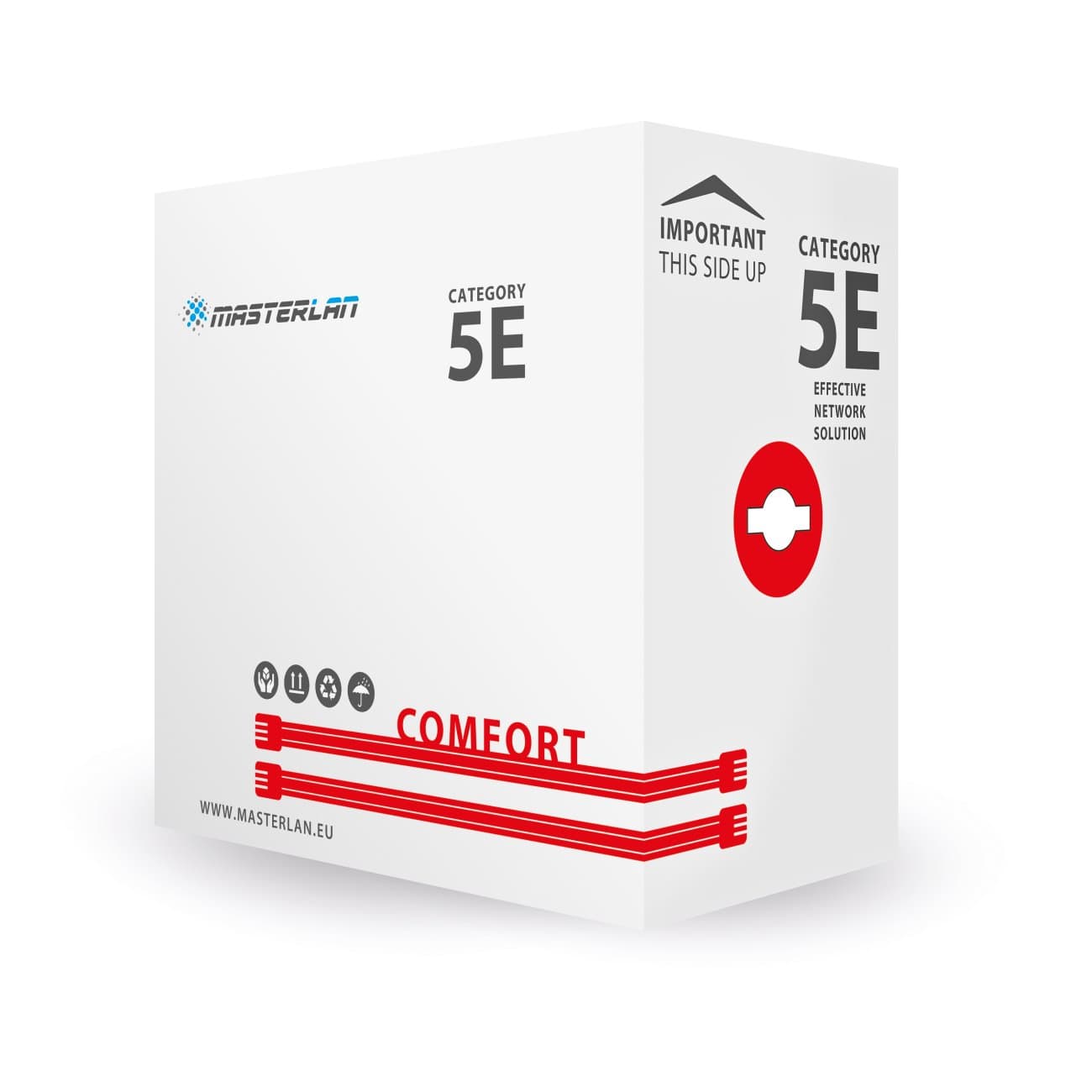 Masterlan Comfort FTP kabel drát venkovní Cat5e, PE, 24AWG, 305m