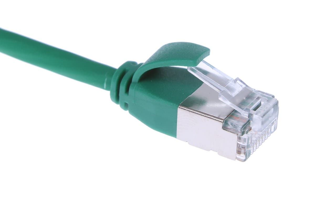 Masterlan comfort patch kabel U/FTP, extra slim, Cat6A, 2m, zelený, LSZH