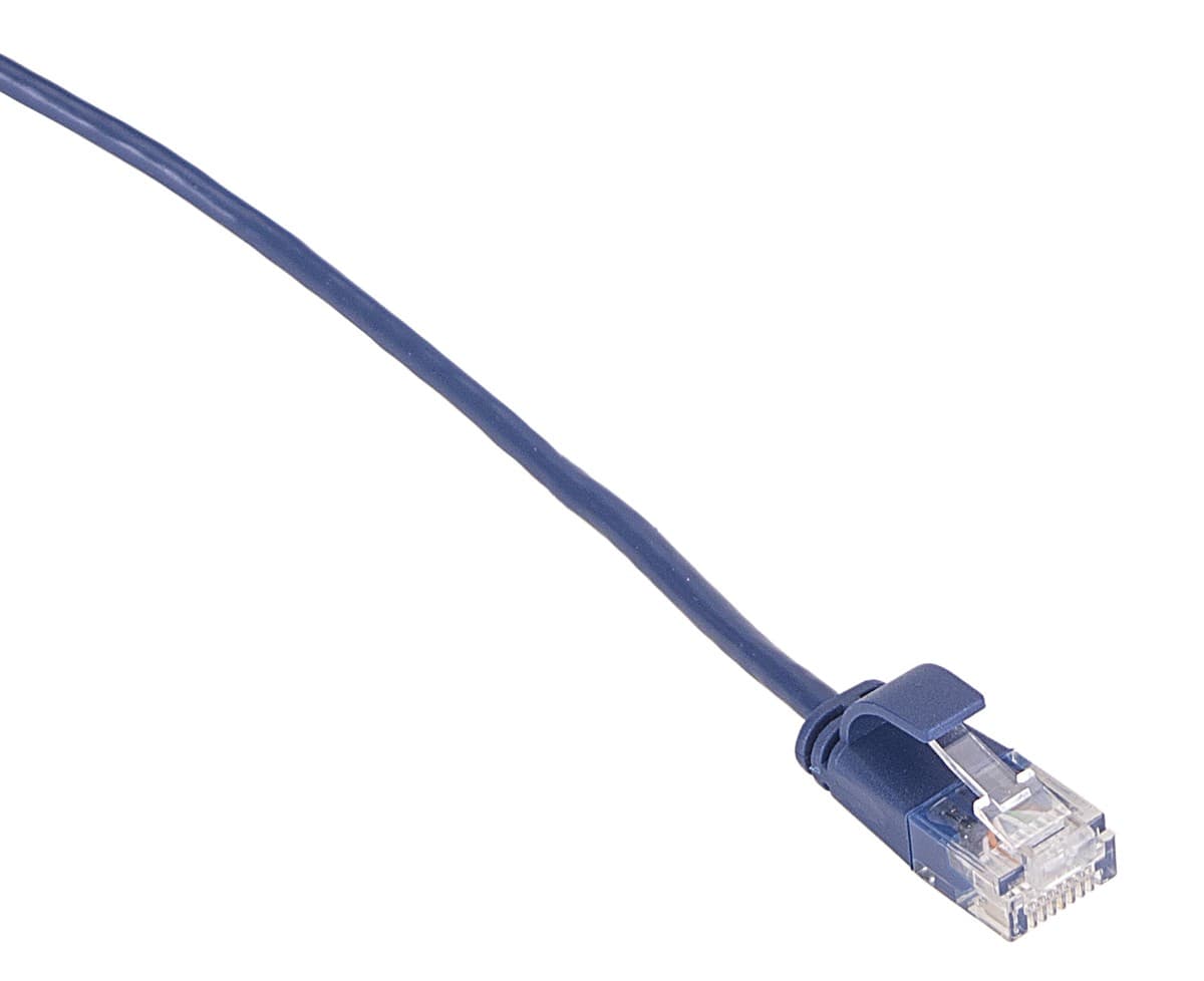 Masterlan comfort patch kabel UTP, extra slim, Cat6, 5m, modrý