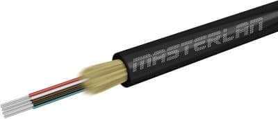 Masterlan DROPX optický kabel - 12vl 9/125, SM, LSZH, černá, G657A2, 1000m
