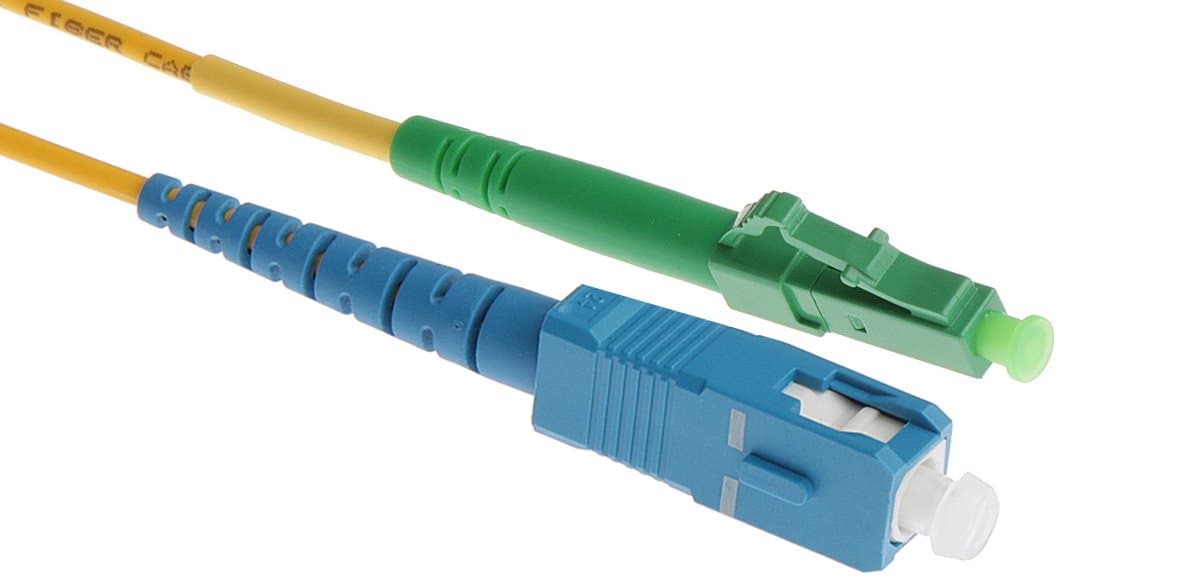 Masterlan optický patch cord, LCapc/SCupc, Simplex, Singlemode 9/125, 3m