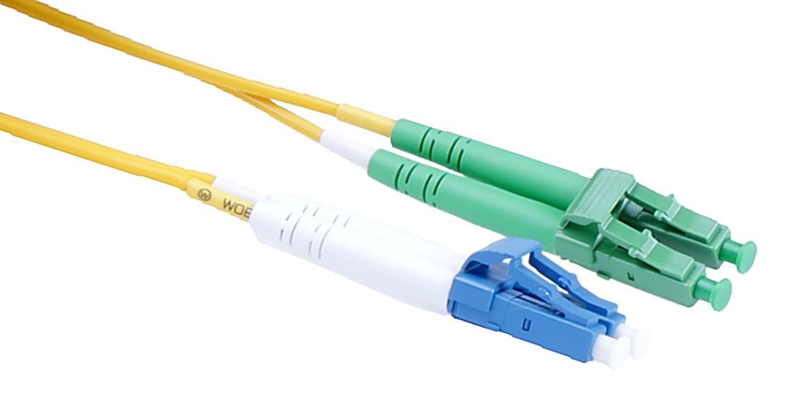 Masterlan optický patch cord, LCupc/LCapc, Duplex, Singlemode 9/125, 2m